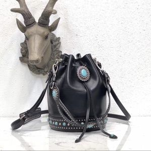 Women’s Rivet Leather Backpack